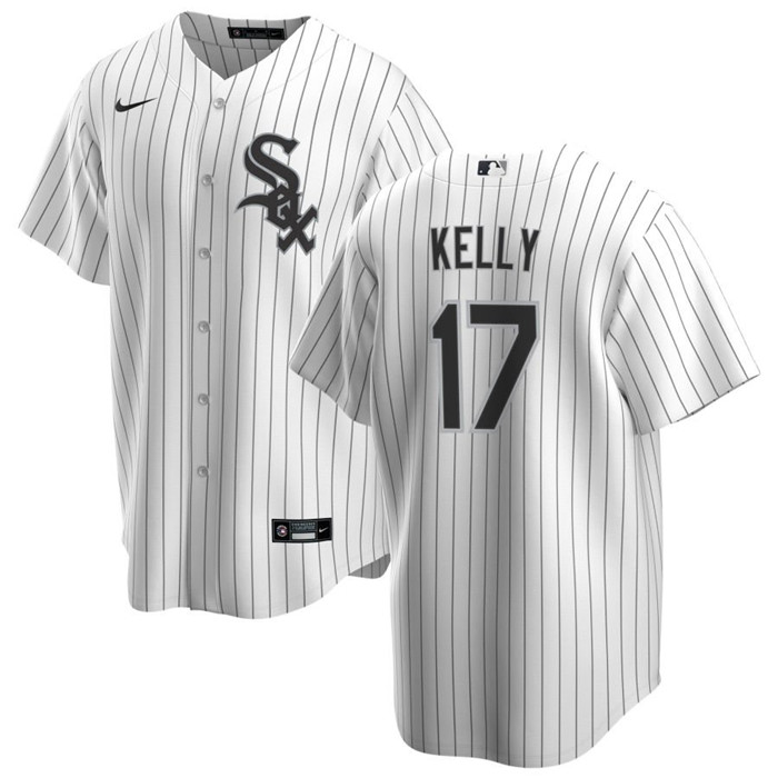 Men's Chicago White Sox #17 Joe Kelly White Cool Base Stitched Jersey